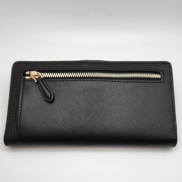 Kate Spade Slim Billfold Wallet - Saffiano Leather - Black - NWT - Picture 2 of 6